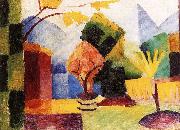 Garten am Thuner See August Macke